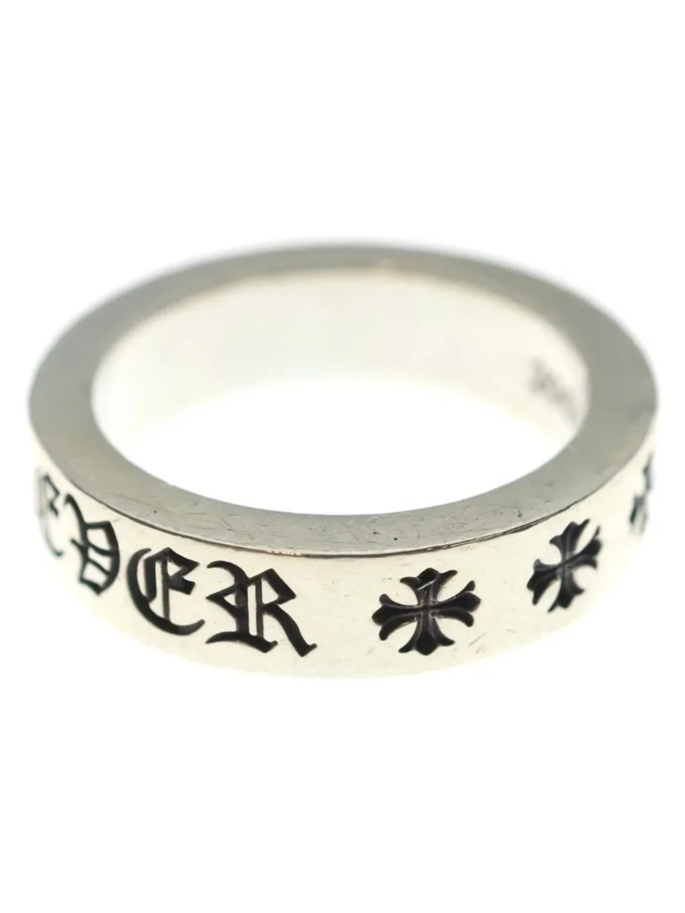 Chrome Hearts Spacer Forever Ring Silver